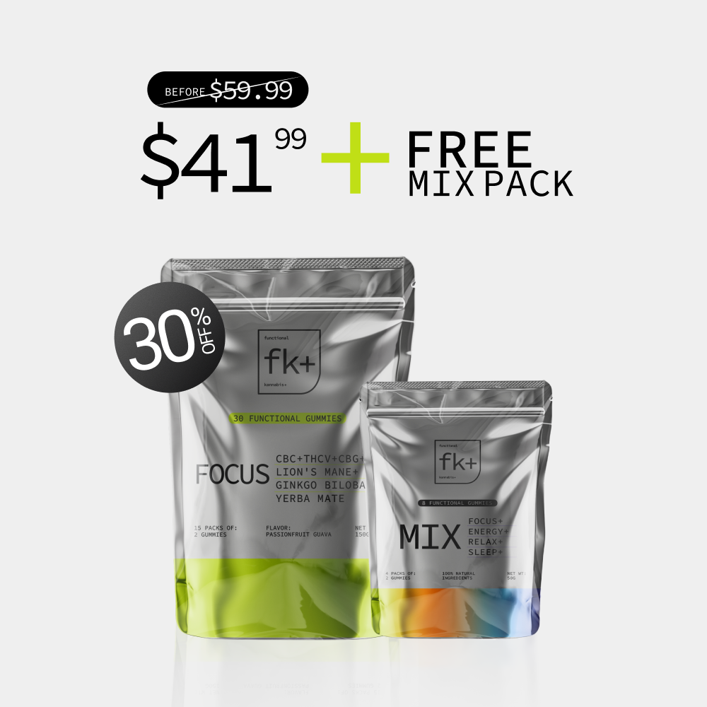 [MONTEL 30% OFF] Focus Gummies + Free Mix Pack