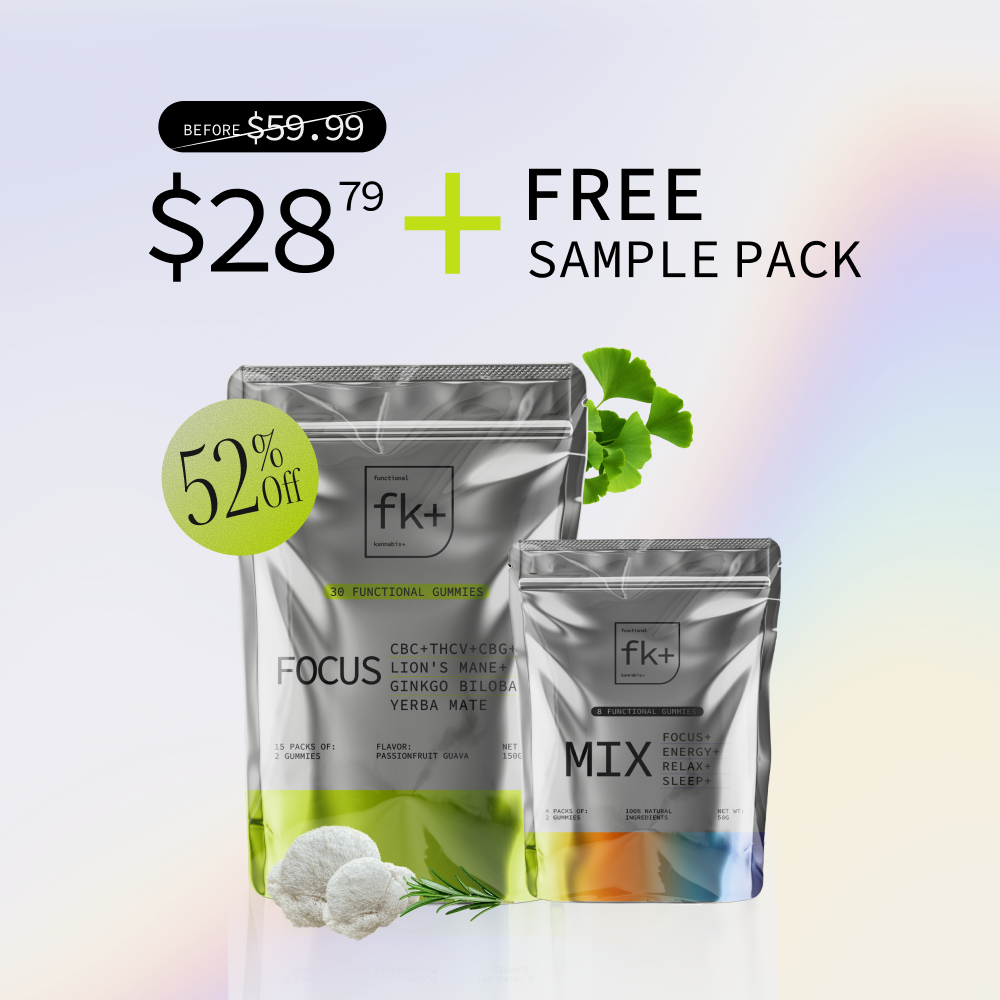 Focus Gummy + Free Mix Pack