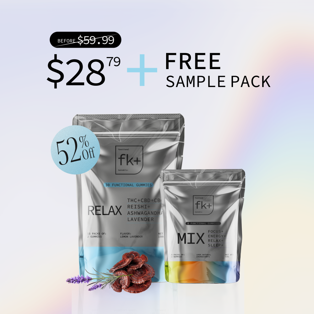 Relax Gummies + Free Mix Pack