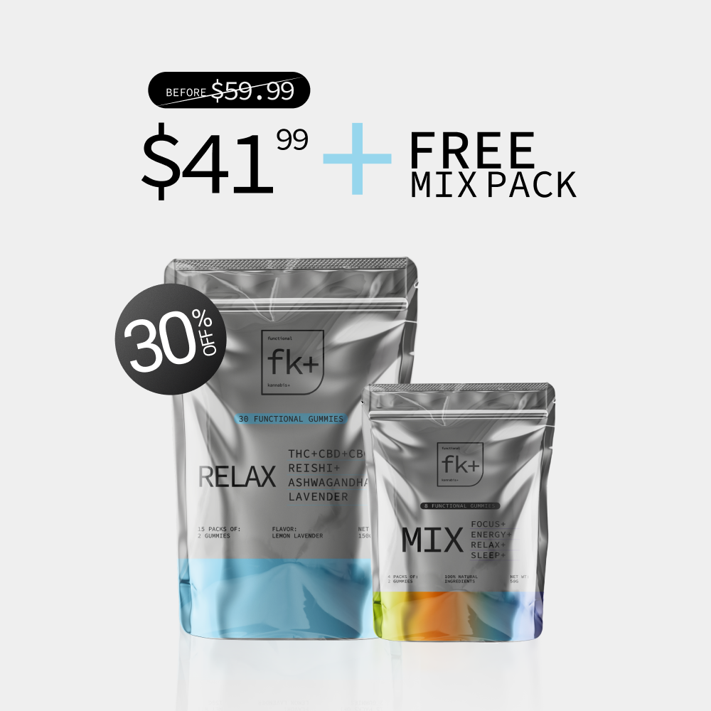 [MONTEL 30% OFF] Relax Gummies + Free Mix Pack